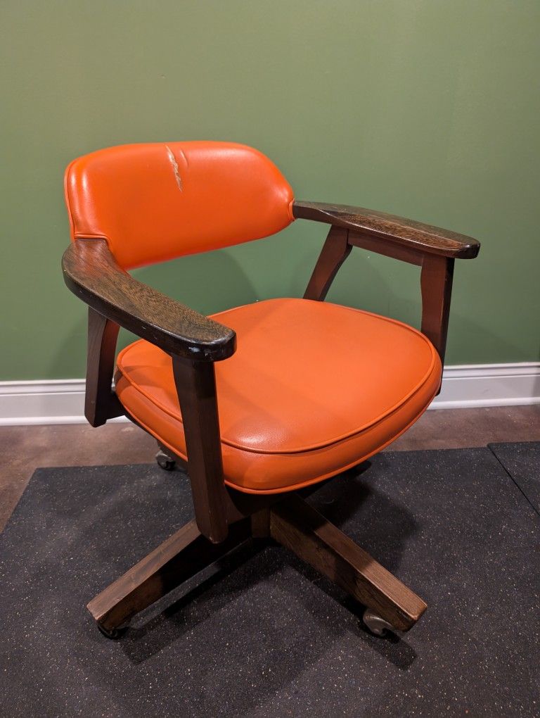 Rolling Paoli Mid century Bankers Desk Chair