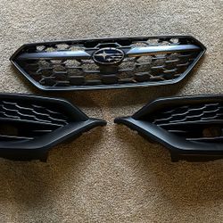 Oem Grill With Oem Foglight Bezels