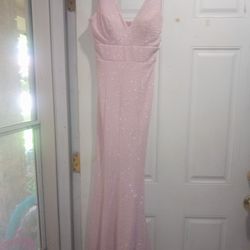 Nice Long Dress Extraordinary Blush Pink Size 3 Use Once In Good Condition Clean 
