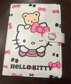 Hello kitty binder with matching paper
