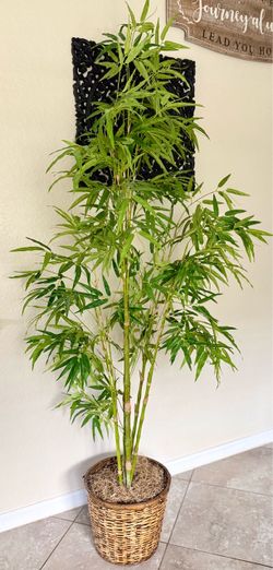 Fancy Style Bamboo Artificial Tree 7’