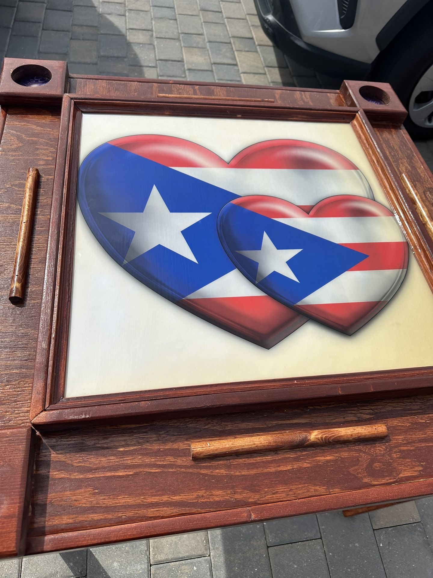 Ray Ray Custom-Made Dominoes Table