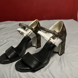 Louis Vuitton Monogram Heels 40
