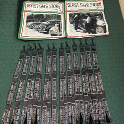 12  East side story landyards, 2 size S shirts