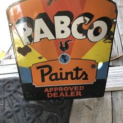 Double-sided  6 Color Heavy Duty Porcelain Sign