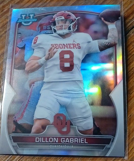 Dillon Gabriel Bowman University Tefractor Oklahoma Sooners Cleveland Browns Rookie