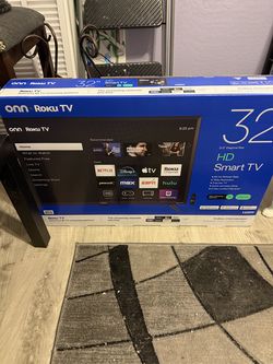 New ONN. Roku 32” HD Smart Tv