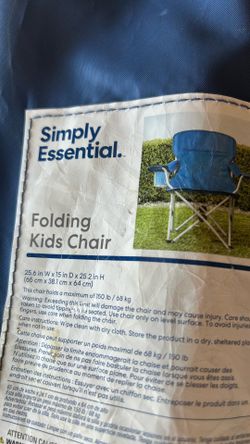 Kids folding beach chairs x 3