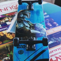 Complete Mandalorian X Element Skateboard