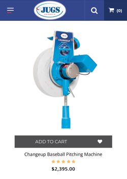 Jugs Sports Changeup Baseball Pitching Machine