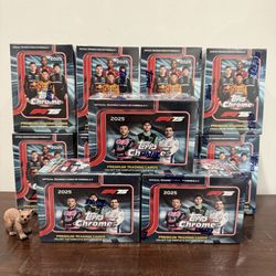 2025 Topps Chrome Formula 1 F1 Blaster Box