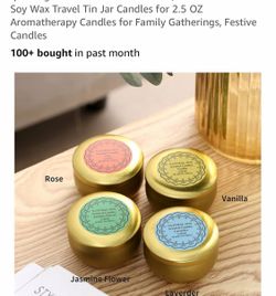 Scented candle, 2.5oz each, 4 scents to choose from, new