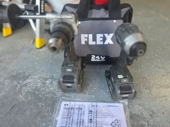 Flex Stacked lithium drill/Impact tool combo