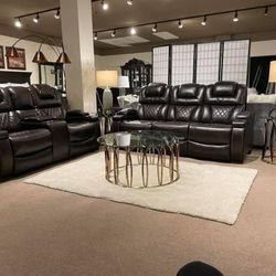 Power Reclining Sofa Or Love Seat In Stock $1700 Each Your Choice 