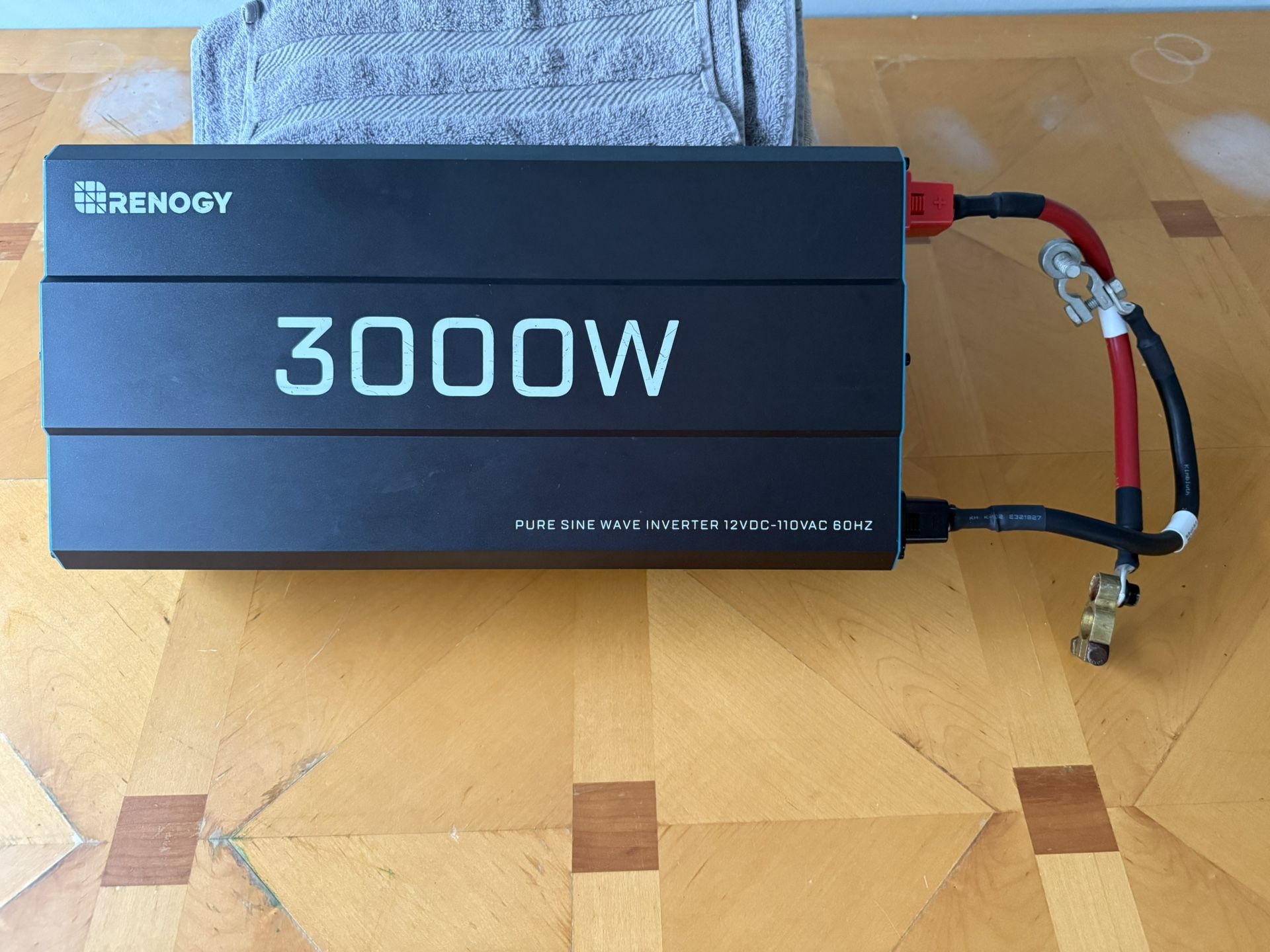 Renogy Inverter 12V DC to 120V AC Converter for Home, RV, Truck, Camping, Trailer, with Wired Remote Controller