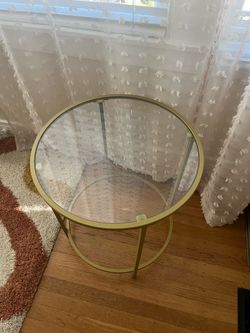 Glass Side Table