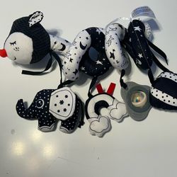 Infant Car Seat Or Stroller Toy High Contrast 