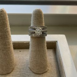 Diamond Engagement Ring And Wedding Band (appraised At $34k)