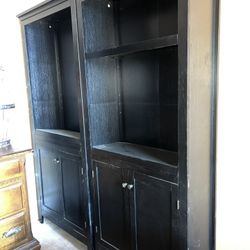 Twin 3 shelf (adjustable) cabinet + 1 self storage 