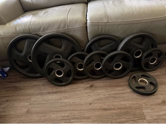 IRON BULL EAZY GRIP OLYMPIC WEIGHTS 2x45, 2x25, 4x10 and 2x5 LBS