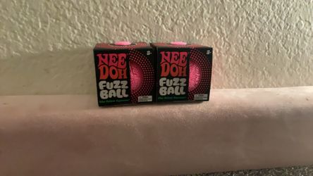 Pink fuzz ball