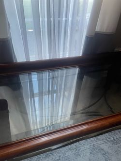 Cherry wood coffee table