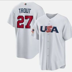 Mike Trout USA Jersey 
