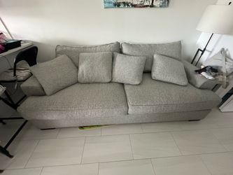 Gray pull out couch bed queen size