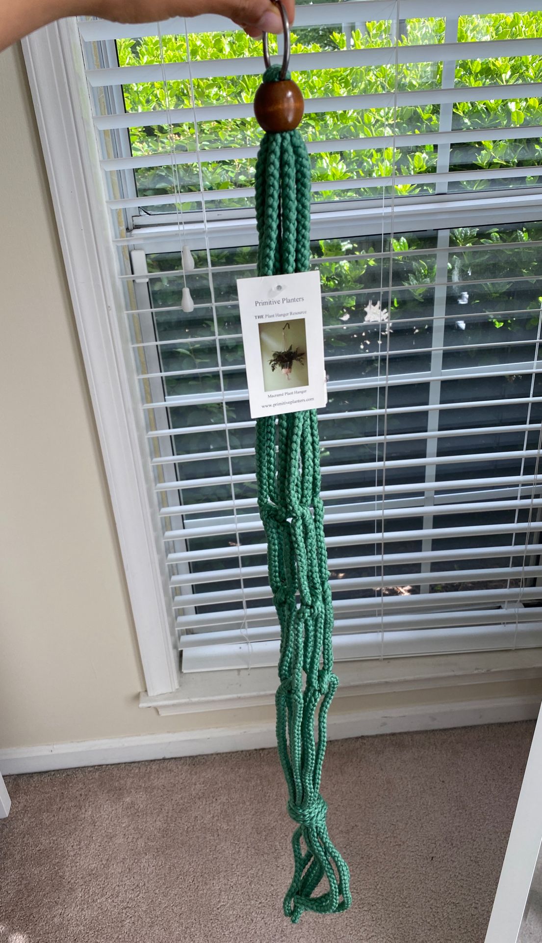 Plant hanging rope
