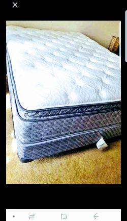 Queen size pillow top bed can deliver new