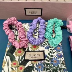 New GUCCI Makeup Giveaway Dopamine Colorful Hair Bands Garden Three Sisters Girly Hair Accessories