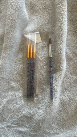 Glitter Nail Art Brush Set
