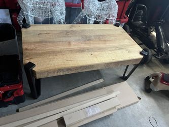 Natural Wood Coffee Table