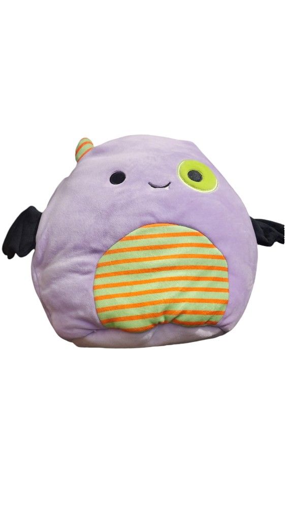 NWT Original Squishmallows Blaze the Monster 16" Halloween Plush Pail