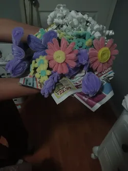 Custom Pipe Cleaner Bouquets