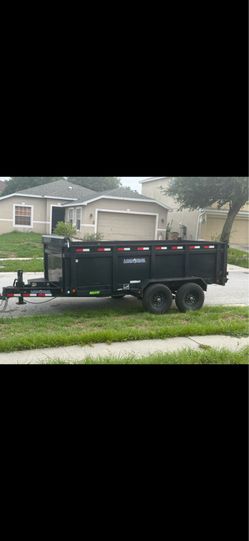 Dump trailer, like new..!