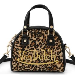 Von Dutch Bowling Bag In Cheetah Print