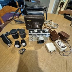 Argus C3 Matchmatic 35mm Camera with All The Goodies Included! Great Condition!