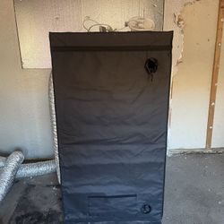 Hydroponic Tent With LED Grow Light 