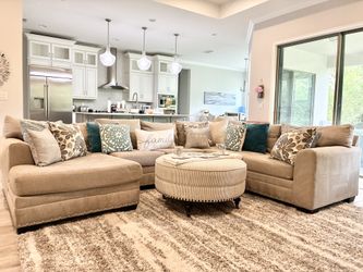  Gorgeous Grey  Large Sectional Sofa 