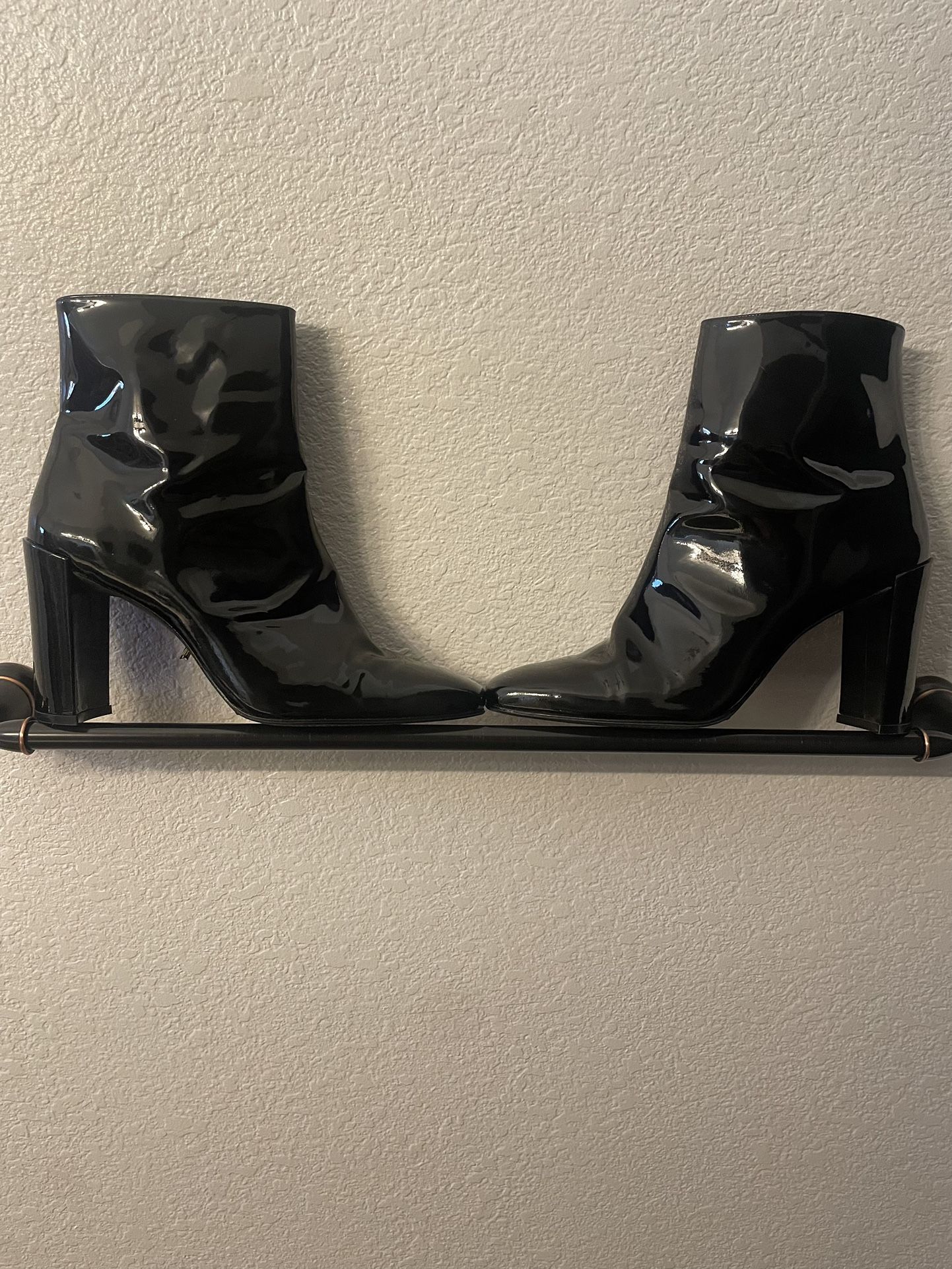 Stuart Weitzman Patent Leather Boots