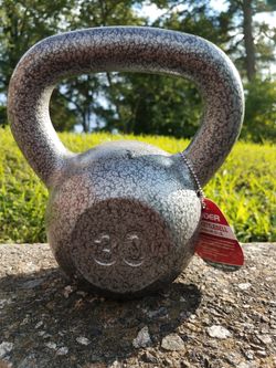 Weights; 30 lb kettlebell; NEW - $90
