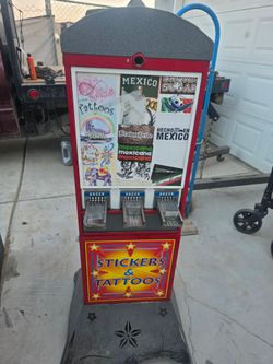 Sticker vending machine