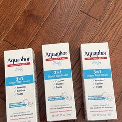 Aquaphor diaper rash cream $5/each 