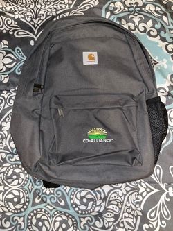 Carhartt Gray Backpack with Co-Alliance Logo