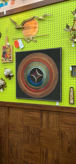 70’s string art