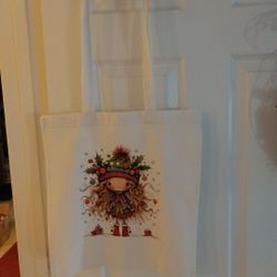 Christmas Girl Tote Bag