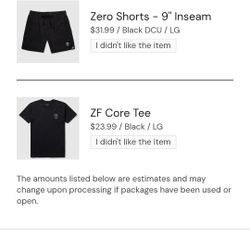 Zero Foxtrot Mens Gym Clothing