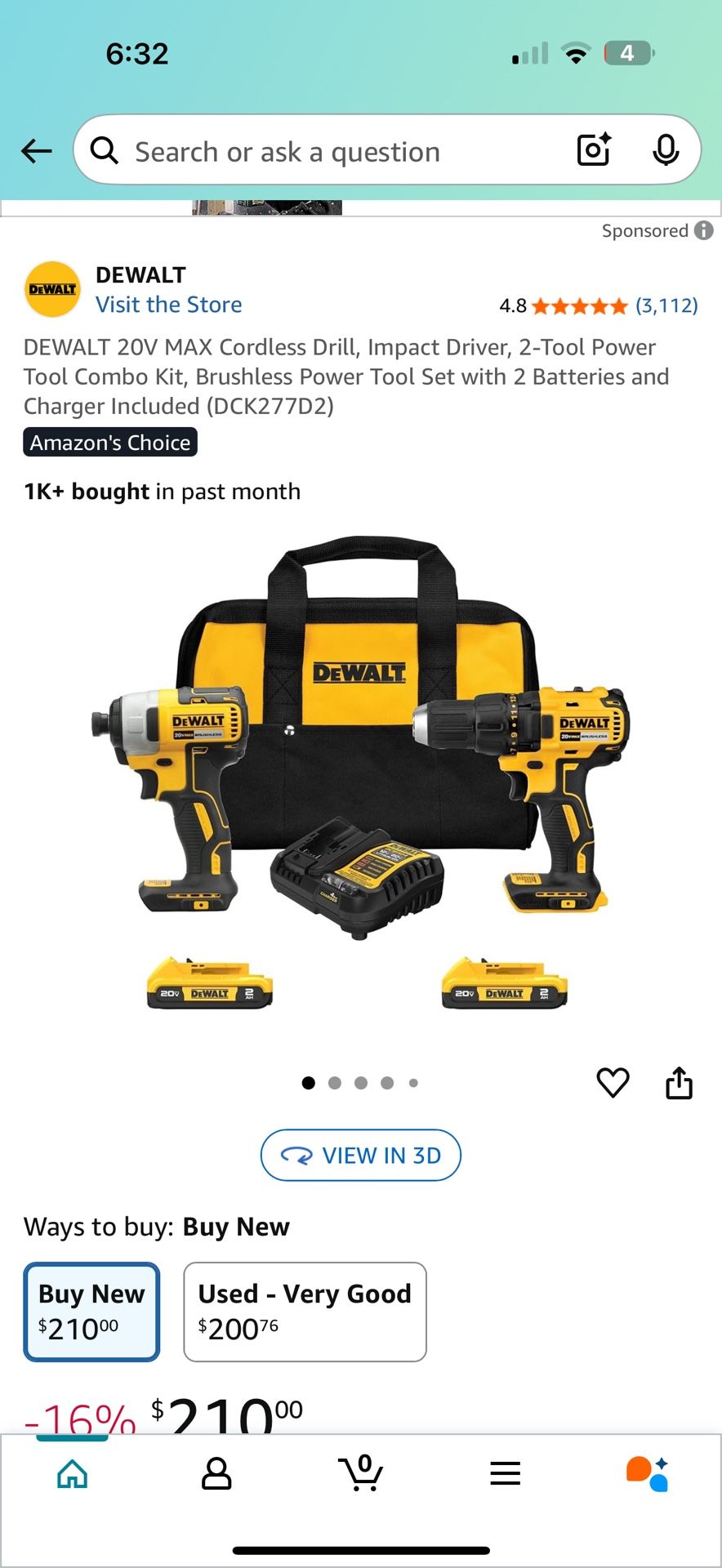 Dewalt 20V Max