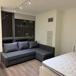 IKEA FRIHETEN Sleeper Sectional w/ Storage – Excellent Condition – Available End of February